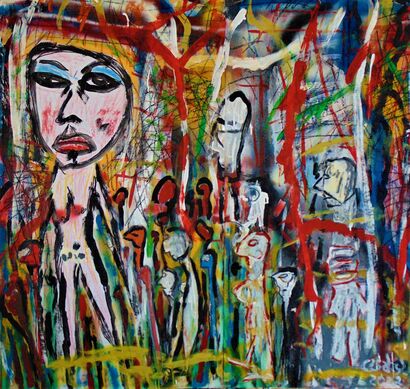 laberintos - a Paint Artowrk by guillermo casalaga